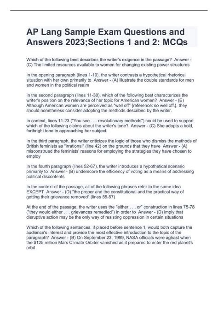 Unraveling The Controversy: The 2024 AP Lang Exam Leak