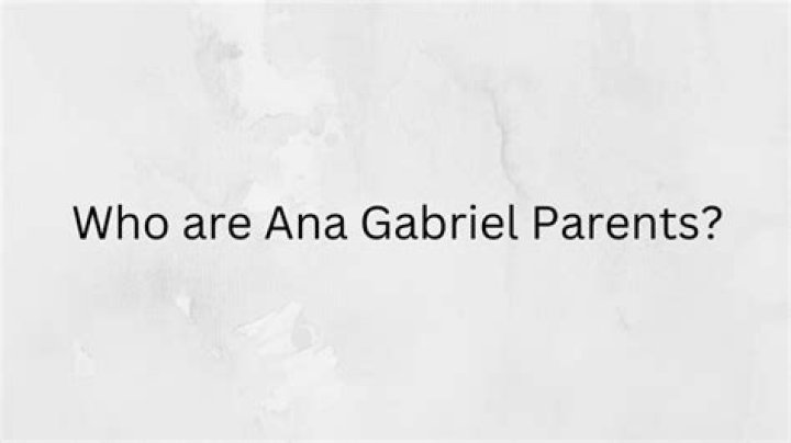 Ana Gabriel's Nationality: Discover Her Origins