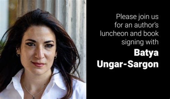 Meet Batya Ungar-Sargon: A Father's Legacy