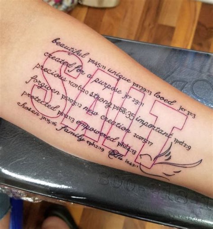 Inked Inspirations: Discovering The Best Tattoo Bible Quotes