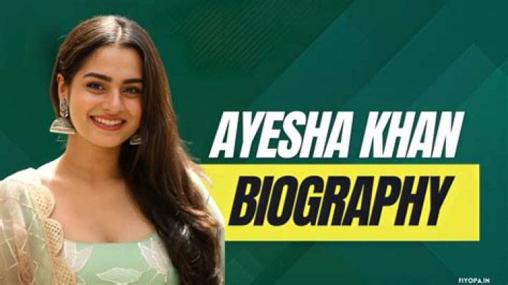 Discover Ayesha Khan's Age On Big Boss: Surprising Revelation