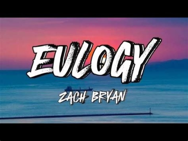 Unveiling The Depths Of Emotion: Eulogy Lyrics By Zach Bryan