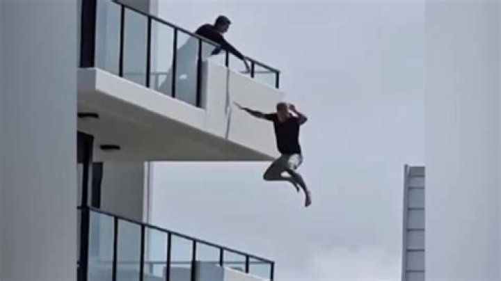 When Gravity Takes Over: The Shocking Incident Of A Guy Falling Off A Balcony