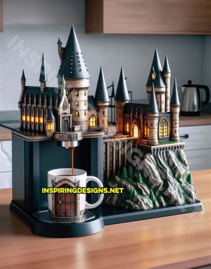Experience The Magic Of Mornings With The Harry Potter Castle Coffee Maker