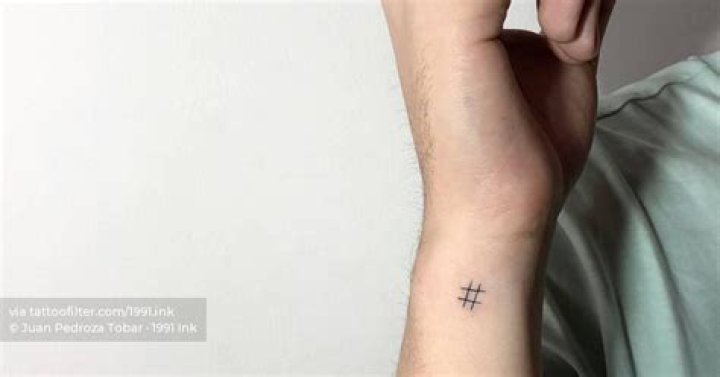 Decoding The Hashtag Tattoo Meaning: A Symbol Of Connection And Identity
