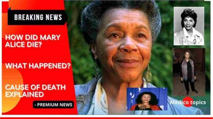 Unraveling The Mystery: Mary Alice Cause Of Death