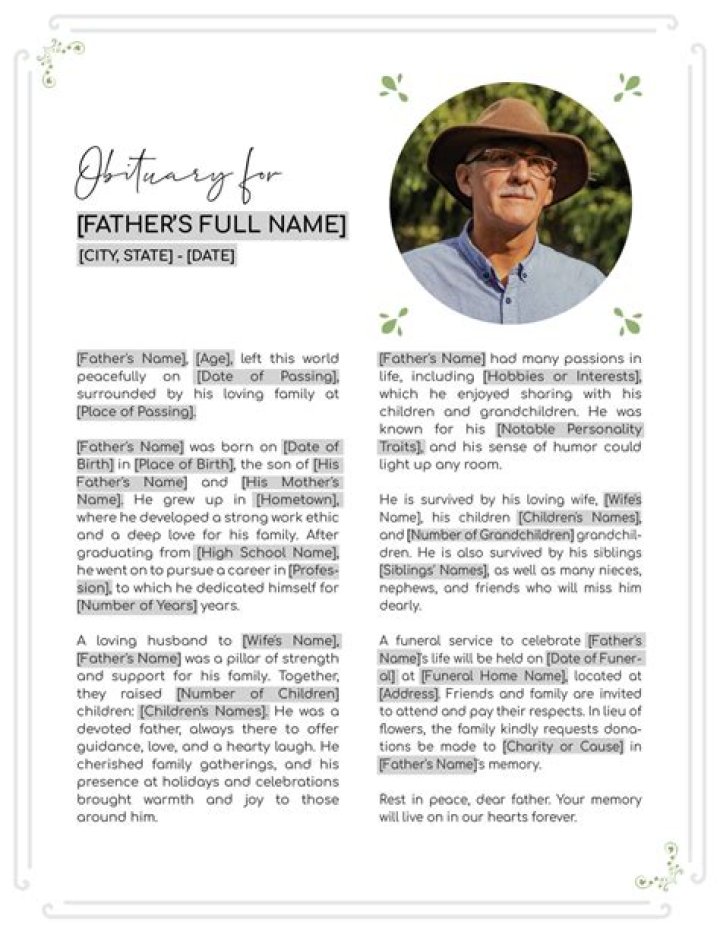 Obituary For Fred Robbins: A Life Remembered