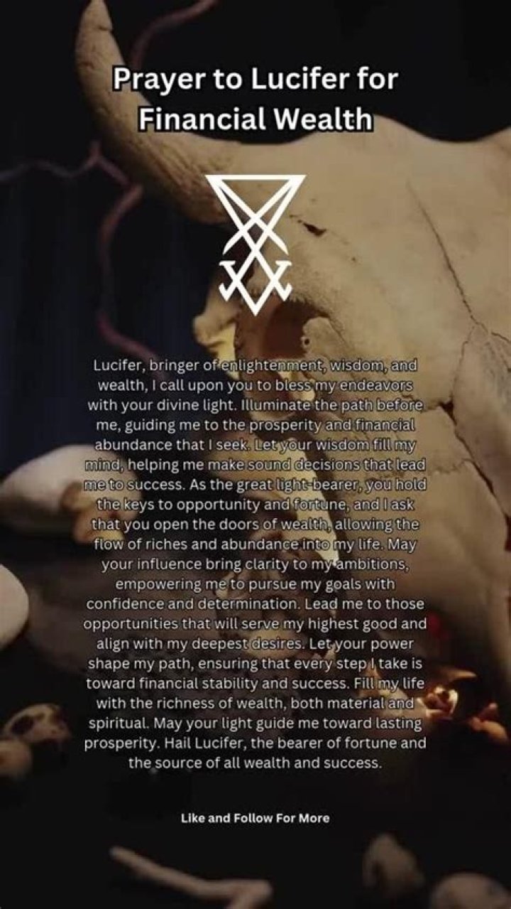 Embracing The Shadows: A Journey Through Prayers To Lucifer