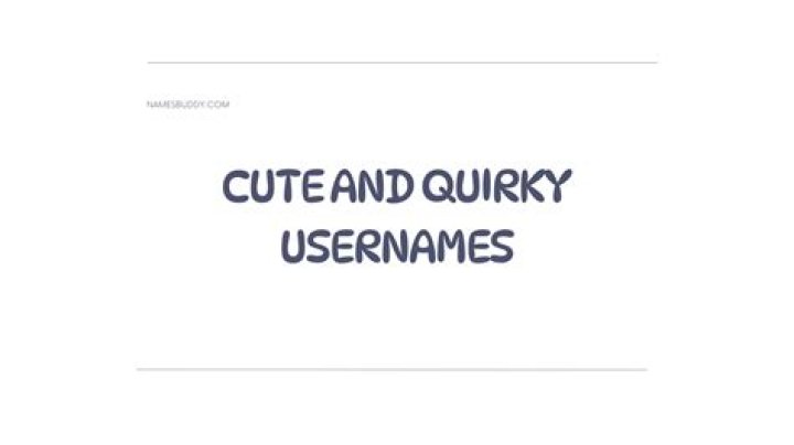 Unleashing Your Creativity: The World Of Quirky Usernames