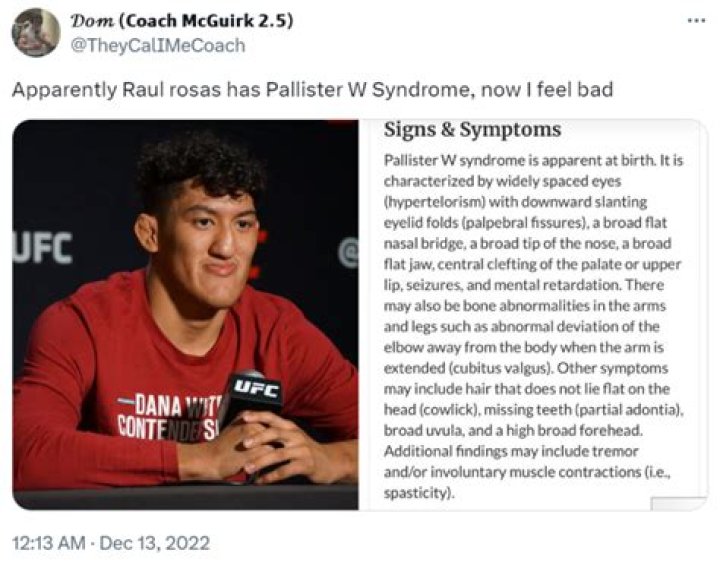 Raul Rosas Jr.'s Unusual Facial Condition: A Medical Mystery