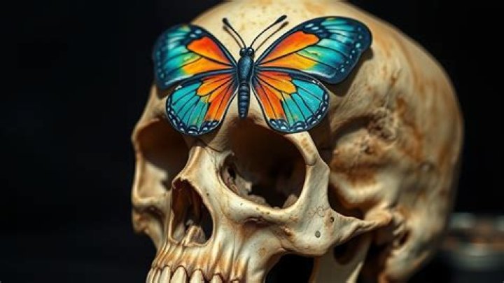 Understanding The Symbolism Behind Skull With Butterfly Tattoo Meaning