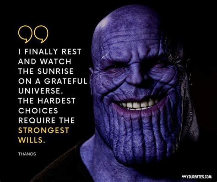 Unleashing The Power Of Will: Insights From Thanos Quotes