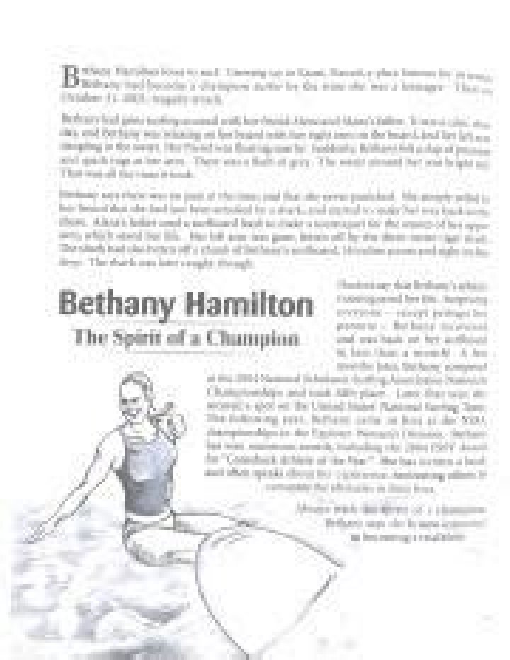 Unbreakable Bonds: The Story Of Bethany Hamilton And Her Friend Alana