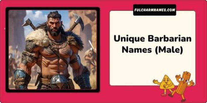 Unleashing The Spirit Of The Wild: Unique Barbarian Names For Men