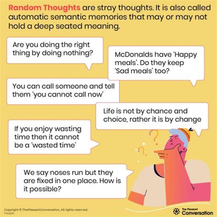 Weird Random Thoughts