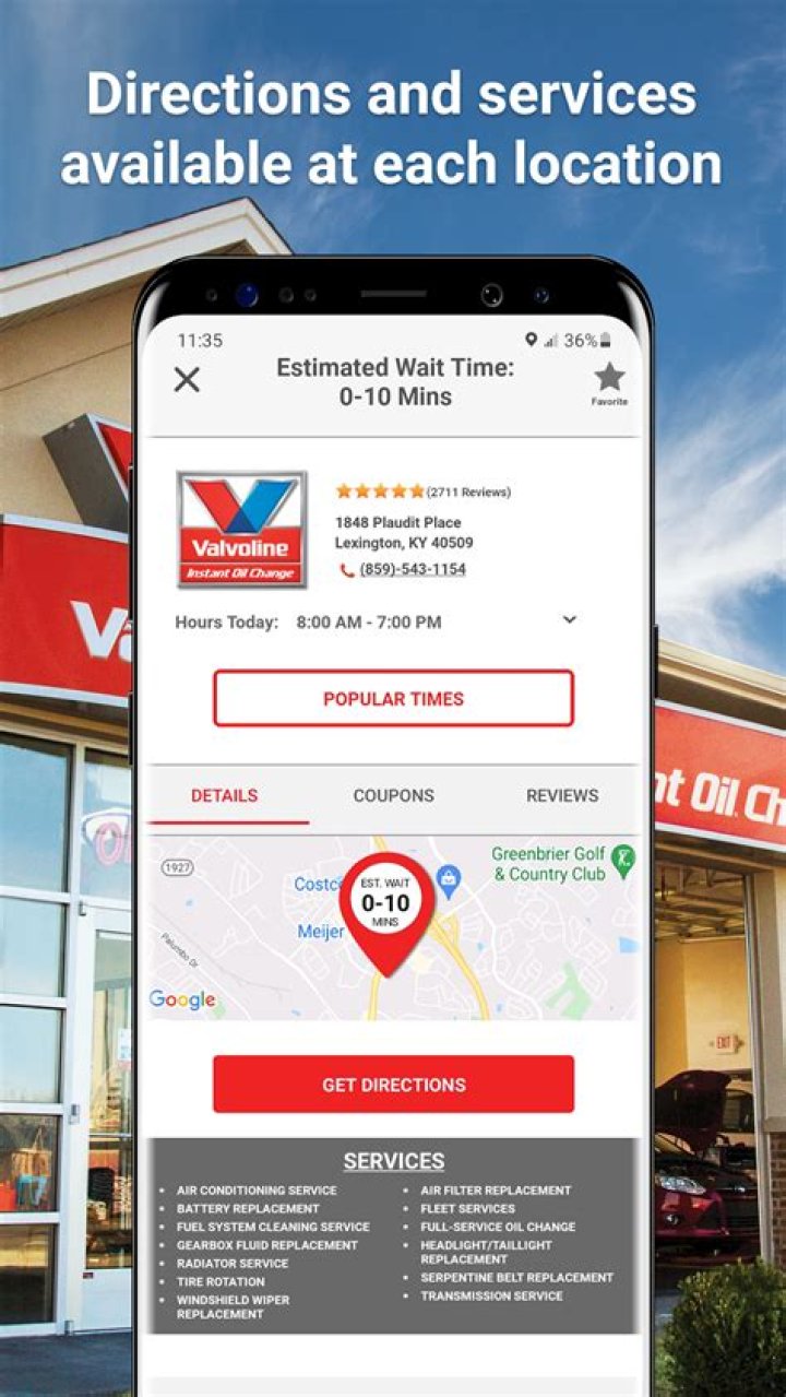 Find Valvoline's Closing Hours Quickly And Easily
