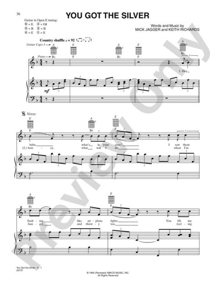 You Got The Silver: Unraveling The Lyrics Meaning